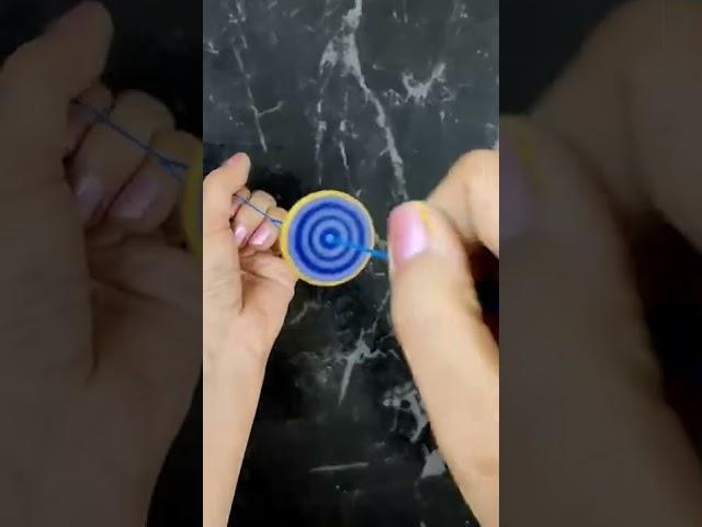 Glowing Thread Spinner// Summer Vacation Activity for Children// DIY #90s kids favourite spinner