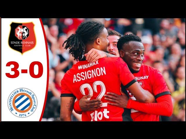 Stade Rennes vs Montpellier (3-0), All Goals Results/Highlights-2024 Arnaud Kalimuendo Muinga Goal