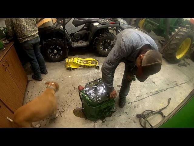 John Deere  powerquad transmission disassembly