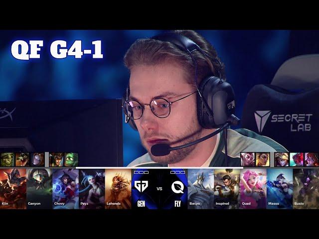 GEN vs FLY - Game 1 | Quarter Final LoL Worlds 2024 | Gen.G vs FlyQuest G1 full