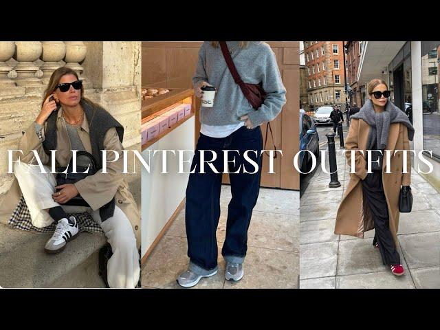 RECREATING FALL PINTEREST OUTFITS 2024 | Casual Outfit Ideas