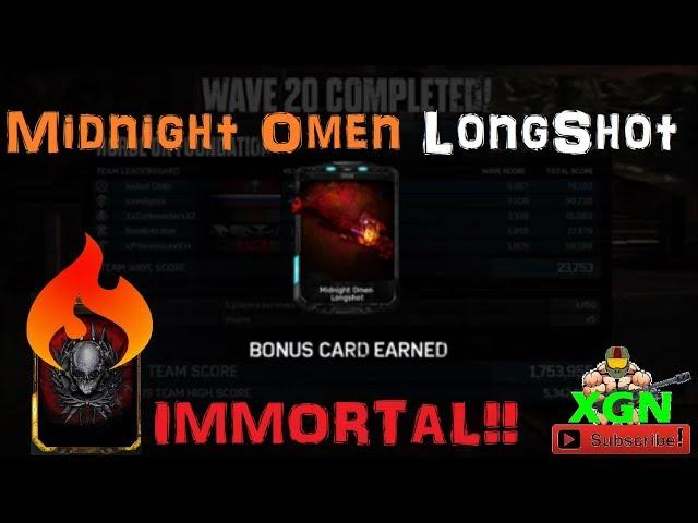 Gears of War 4 how to unlock Midnight Omen Longshot skin, Immortal Horde Mania gameplay!