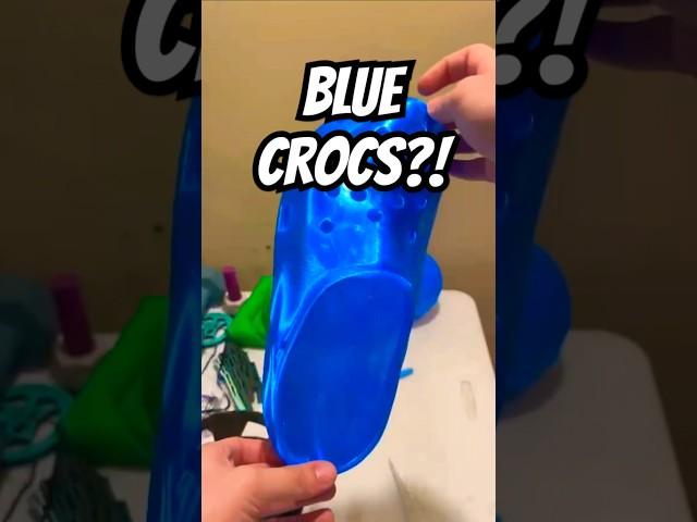3D Printed Blue Crocs That Actually Work! #3DPrinting #Crocs