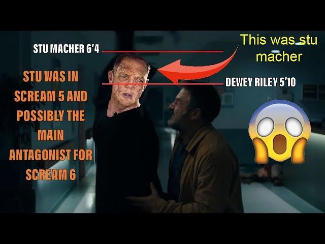 Stu Macher was In Scream 5 With PROOF. Stu Macher Possibly The Main Antagonist Of Scream 6 ???
