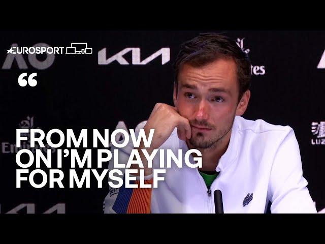 Medvedev: Lack of Support Is Partly Because I Am Russian | Eurosport Tennis