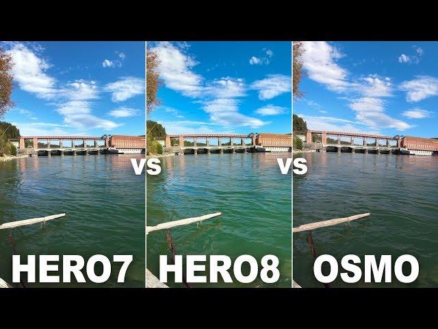 GoPro HERO8 Black vs. GoPro HERO7 Black vs. DJI Osmo Action (HyperSmooth 2.0, Audio, Photos & More)