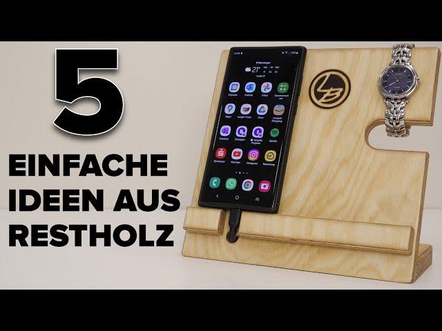 5 LAST MINUTE DIY Geschenkideen aus Restholz, die schnell gemacht sind