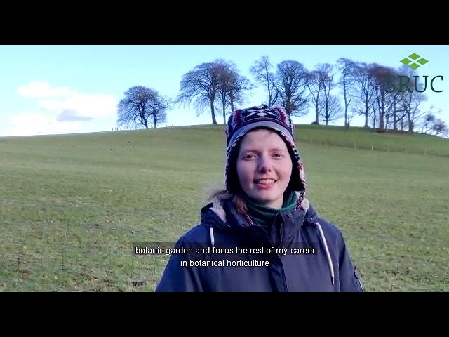 SRUC Horticulture with Plantsmanship Becky Cross Career Aims