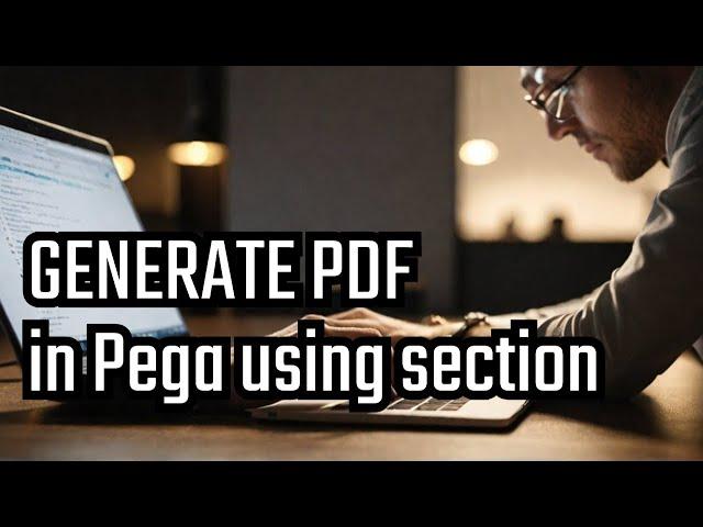 Challenging Real time Pega tasks| Generate PDF based on multiple sections whats app 91 8019256326