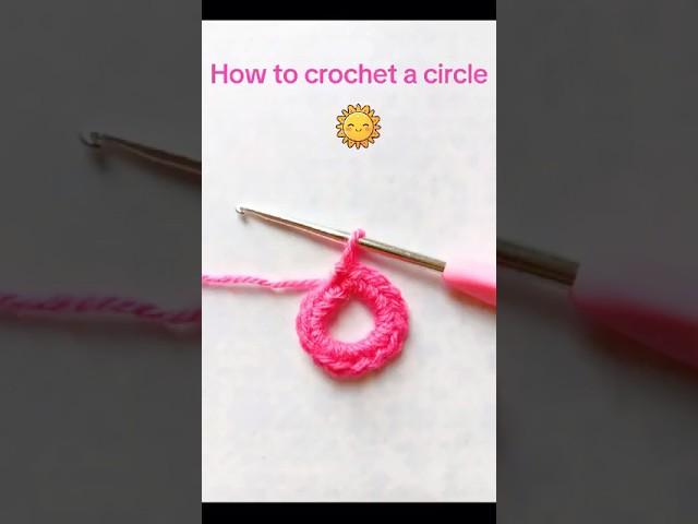 Lesson-10: How to crochet a circle.Урок -10: Как вязать круг крючком.