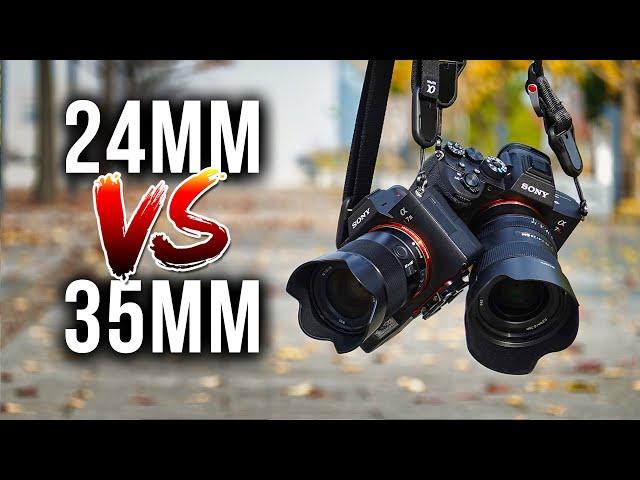 24mm VS 35mm Lenses for Travel Landscape & Street Photography!