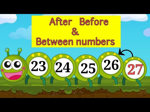 After Before & Between Numbers || Maths Concept For Kids