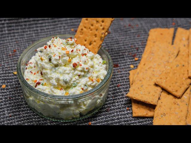 Tirokafteri | Tirosalata | Spicy appetizer with feta cheese | Greek appetizer