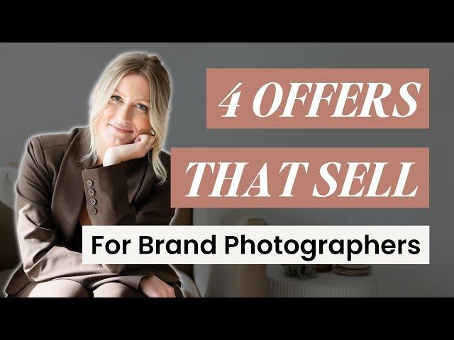 Personal Branding Photography Tips - 4 Offers or "Packages" to Sell Brand Clients