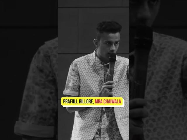 Praffula Billore MBA CHAIWALA motivational words ️ #shorts #vvcenter