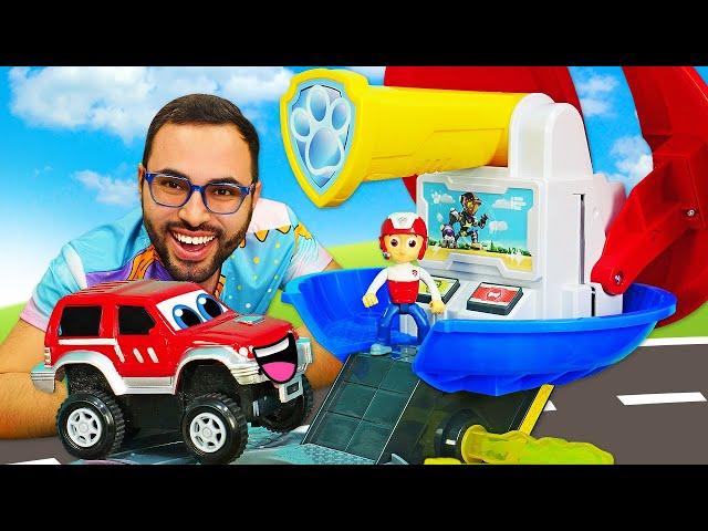 ¡A jugar con coche de juguete y Ryder! Play Time. Vídeo para niños.