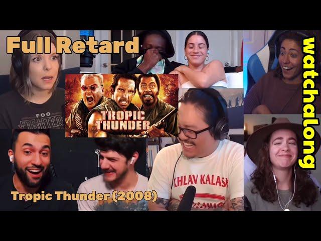 "He just keeps saying it." | Full Retard | Tropic Thunder (2008) First Time Watching Movie Reaction