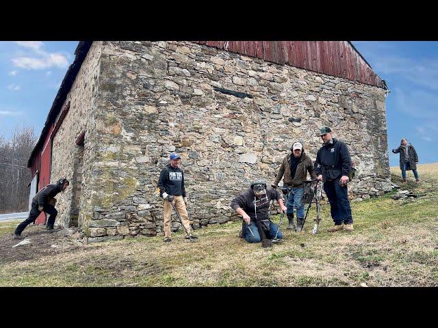 Stone Barn Treasures! - Metal Detecting Colonial Farms For Early American Coins and Artifacts!