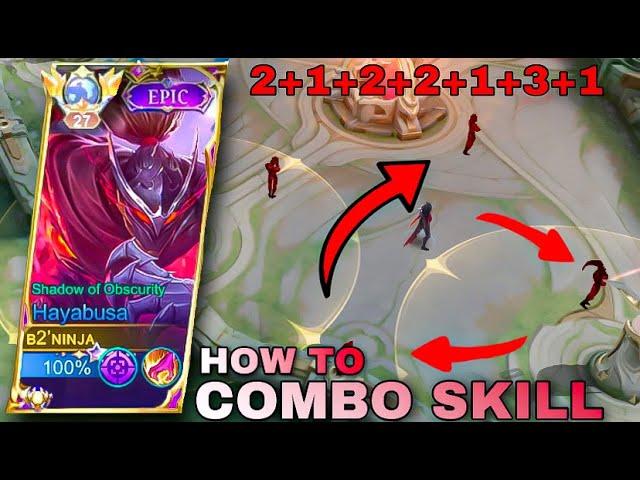 How to play hayabusa combo skill like Pro |Hayabusa Top Global Build |hayabusa best build 2023