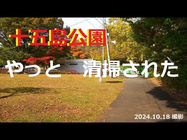 【十五島公園】十五島公園が　やっと　清掃されました　!