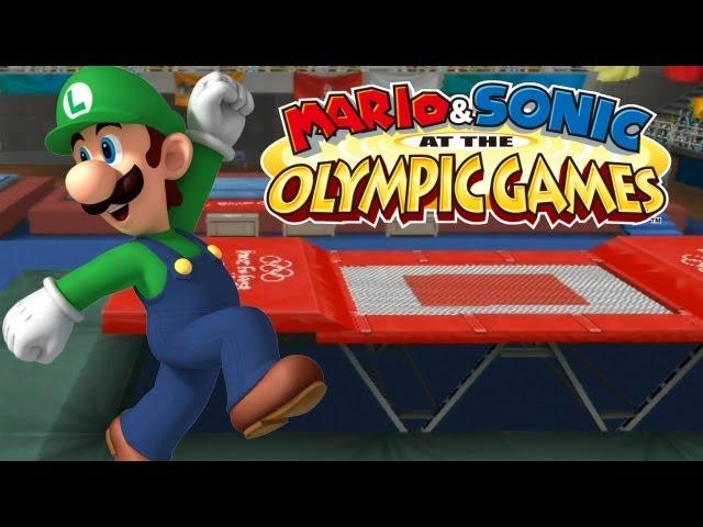 Perfect 10 Trampoline! (Mario & Sonic at the Olympic Games)