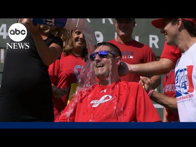 How the Ice Bucket Challenge swept across the world 10 years ago