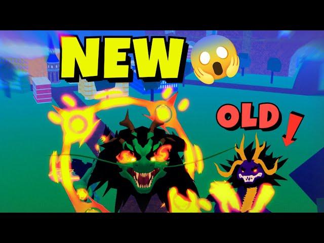 New vs Old Dragon Comparison + PvP is CRAZY!! Blox Fruits Dragon Rework Update