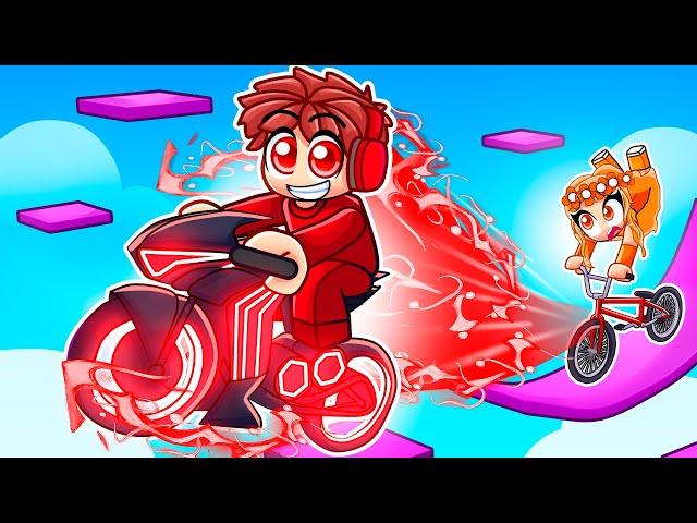 Going 3,819,386 Miles in Roblox Bike Obby!