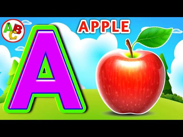  Alphabet Song  | ABCD Rhymes for Toddlers || A for Apple  || ABC Phonics Song || Abcd Abcd