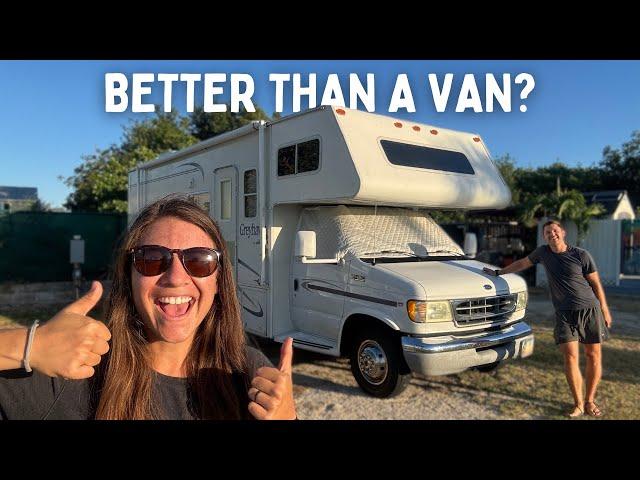 Inside Our Renovated 27ft Class C RV (perfect full-time setup)