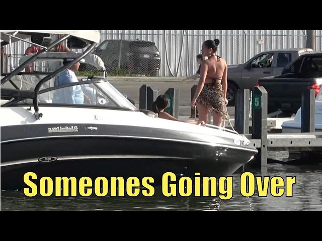 Someones Going Over!! | Black Point | Miami Boat Ramps | Broncos Guru | Wavy Boats