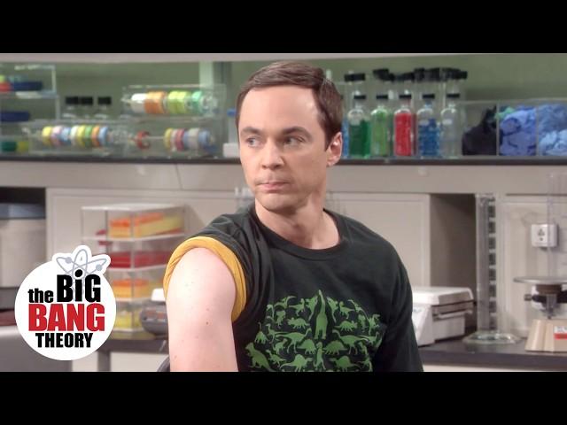 Sheldon Overreacts to a Skin Swab | The Big Bang Theory