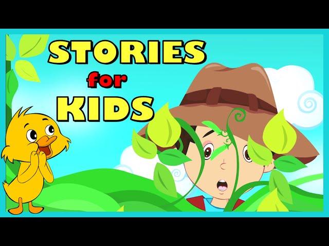 SHORT STORY for CHILDREN (15 Moral Stories) | Jack and Beanstalk, Rapunzel