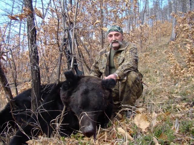 Fall Amur bear hunt with Sergey outfitter