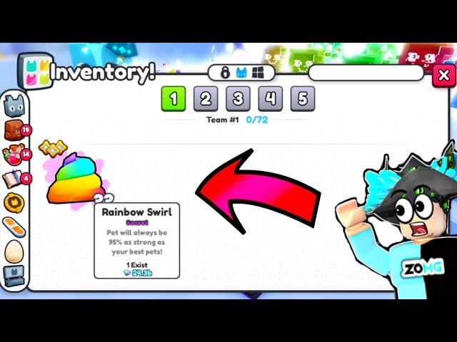  How to get *SECRET RAINBOW POOP* in Pet Simulator 99!