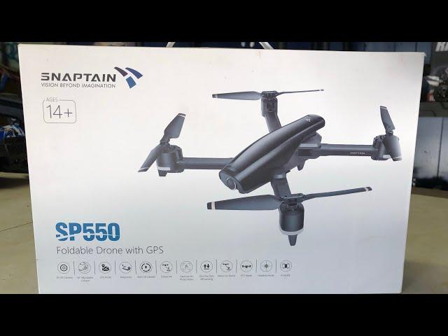 Snaptain SP550 Foldable Drone with GPS - Unboxing and First Look