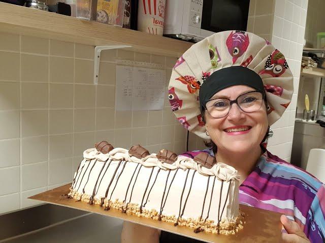 Tarta Pirámide de Galletas Fácil sin horno