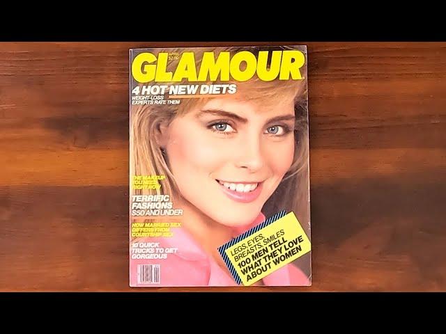 1983 April ASMR Magazine Flip Through: Glamour w Kim Alexis