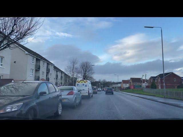 Driving in Glasgow - Glasgow Fort to Avenue End Road - December 2020