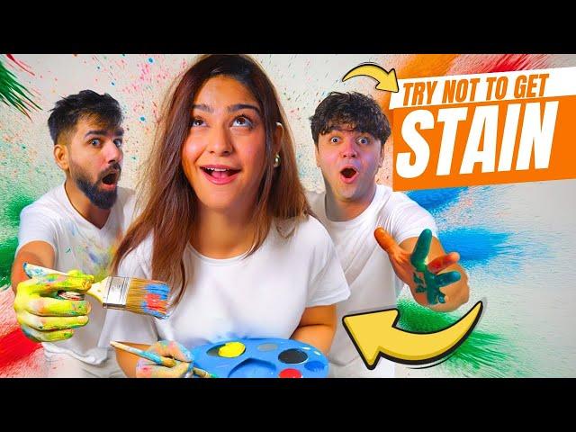 Try Not To Get A Stain Challenge | Rimorav Vlogs