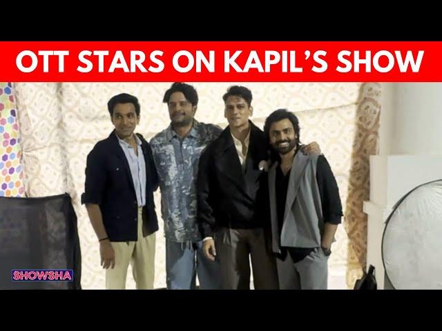 Jaideep Ahlawat, Jitendra Kumar, Vijay Varma & Pratik Gandhi On The Sets Of Kapil Sharma’s Show