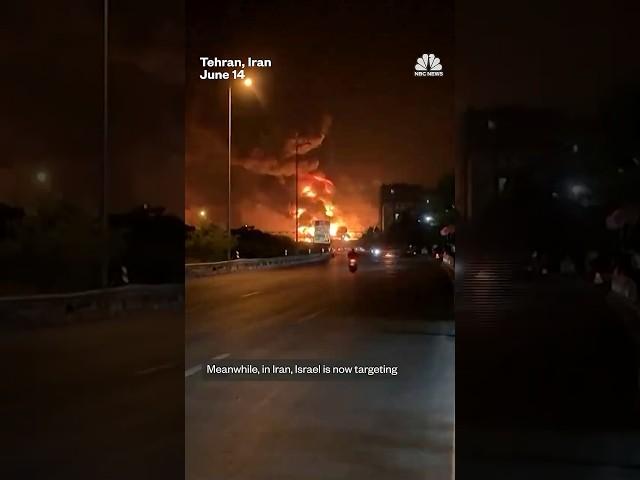 Iran launches new wave of missiles at Israel as Israeli forces strike Tehran