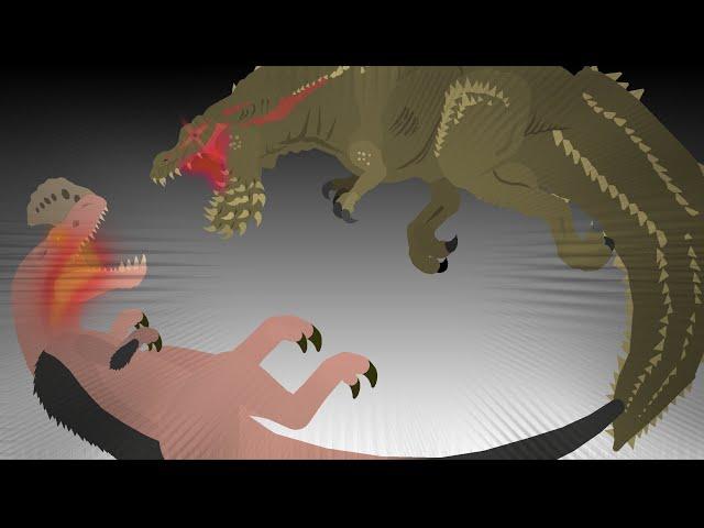 Deviljho vs Anjanath| Monster hunter sticknodes animation #mhw