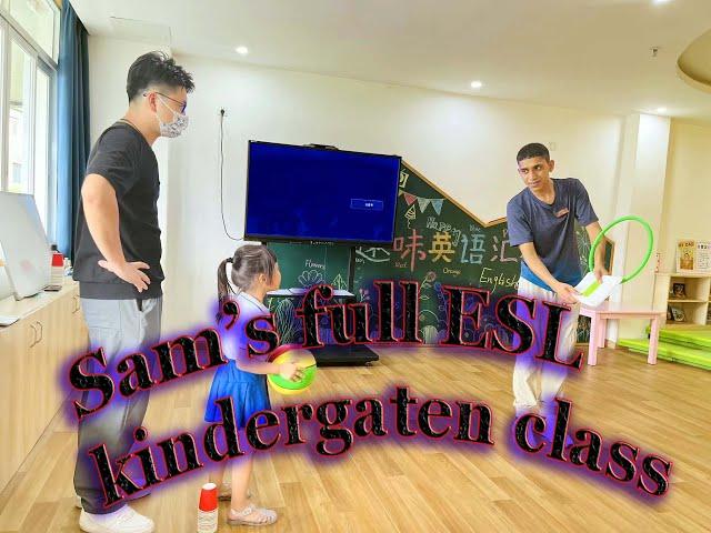 Sam's full kindergarten ESL  Class