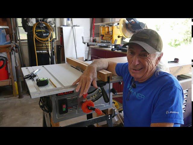 Tacklife table saw upgraded fence 2.0 and Harbor Freight clamp, Coffee and tools episode 121