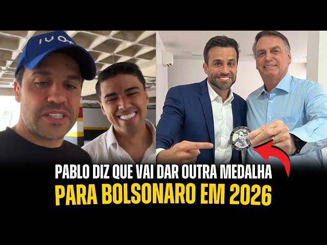 PABLO MARÇAL DIZ QUE VAI DAR OUTRA MEDALHA PARA O BOLSONARO NO DEBATE DE 2026