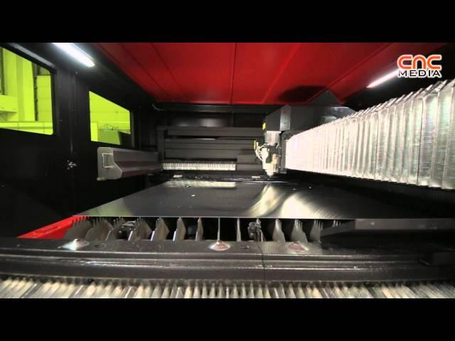 AMADA - FLC 3015 AJ fiber laser cutting machine [ENG]