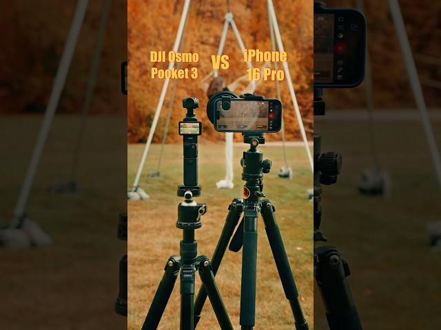 DJI Osmo Pocket 3 vs iPhone 16 Pro