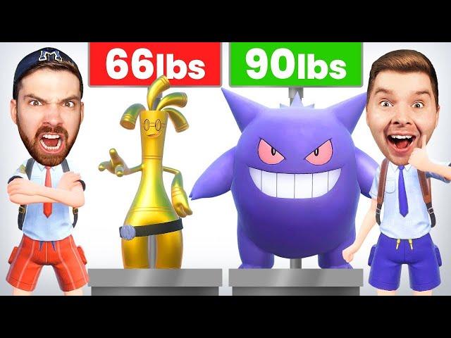 Pokemon Weight Catching Challenge