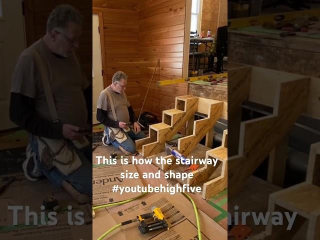 This Is How The Stairway Size And Shape #carpenter #carpentry #woodworking #tips #youtube